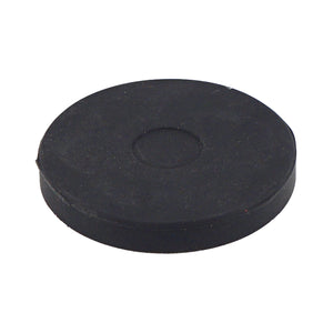 NADR169FBX Neodymium Rubber Coated Round Base Magnet with Female Thread - 45 Degree Angle View