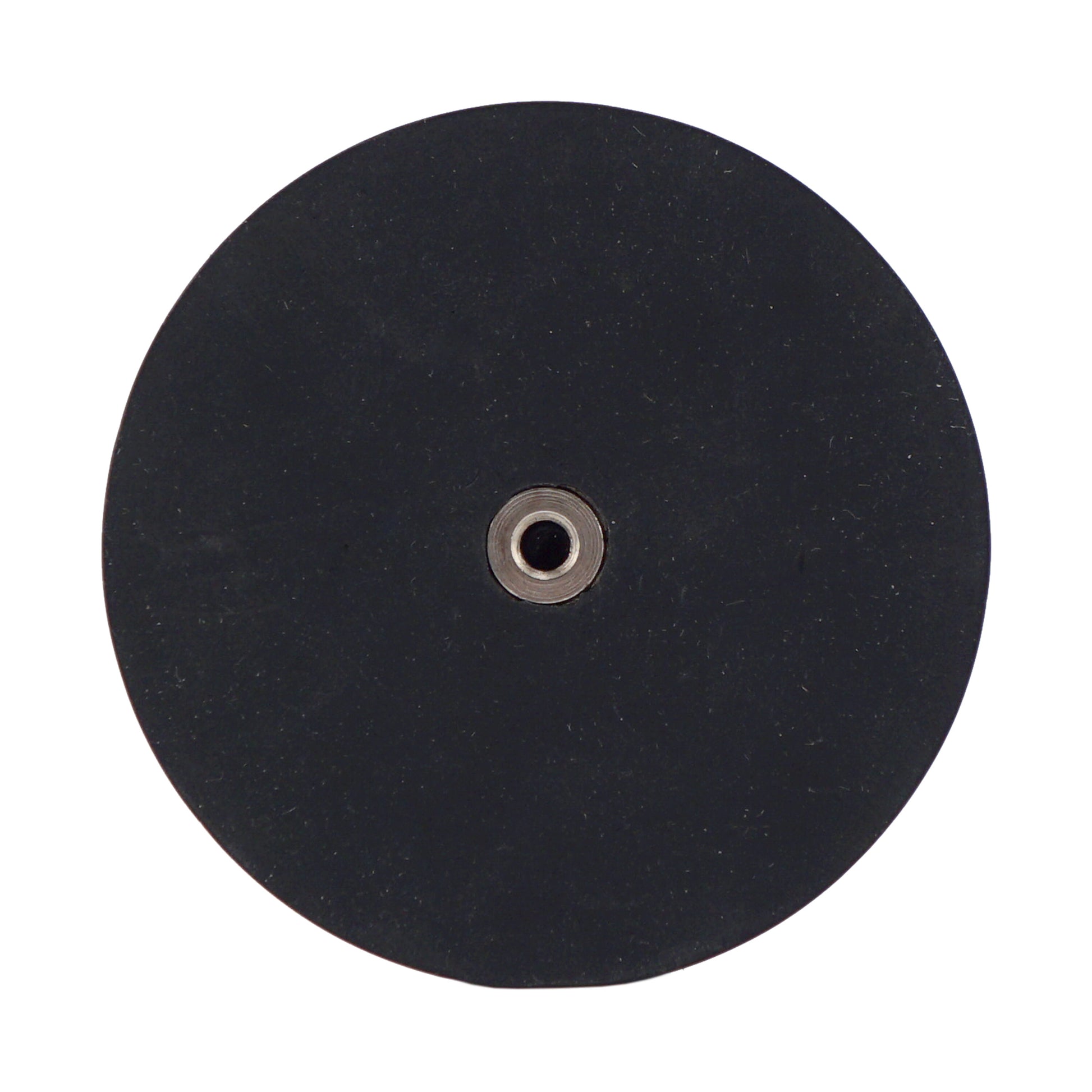 Load image into Gallery viewer, NADR257FBX Neodymium Rubber Coated Round Base Magnet with Female Thread - Top View