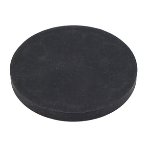 NADR351FBX Neodymium Rubber Coated Round Base Magnet with Female Thread - 45 Degree Angle View