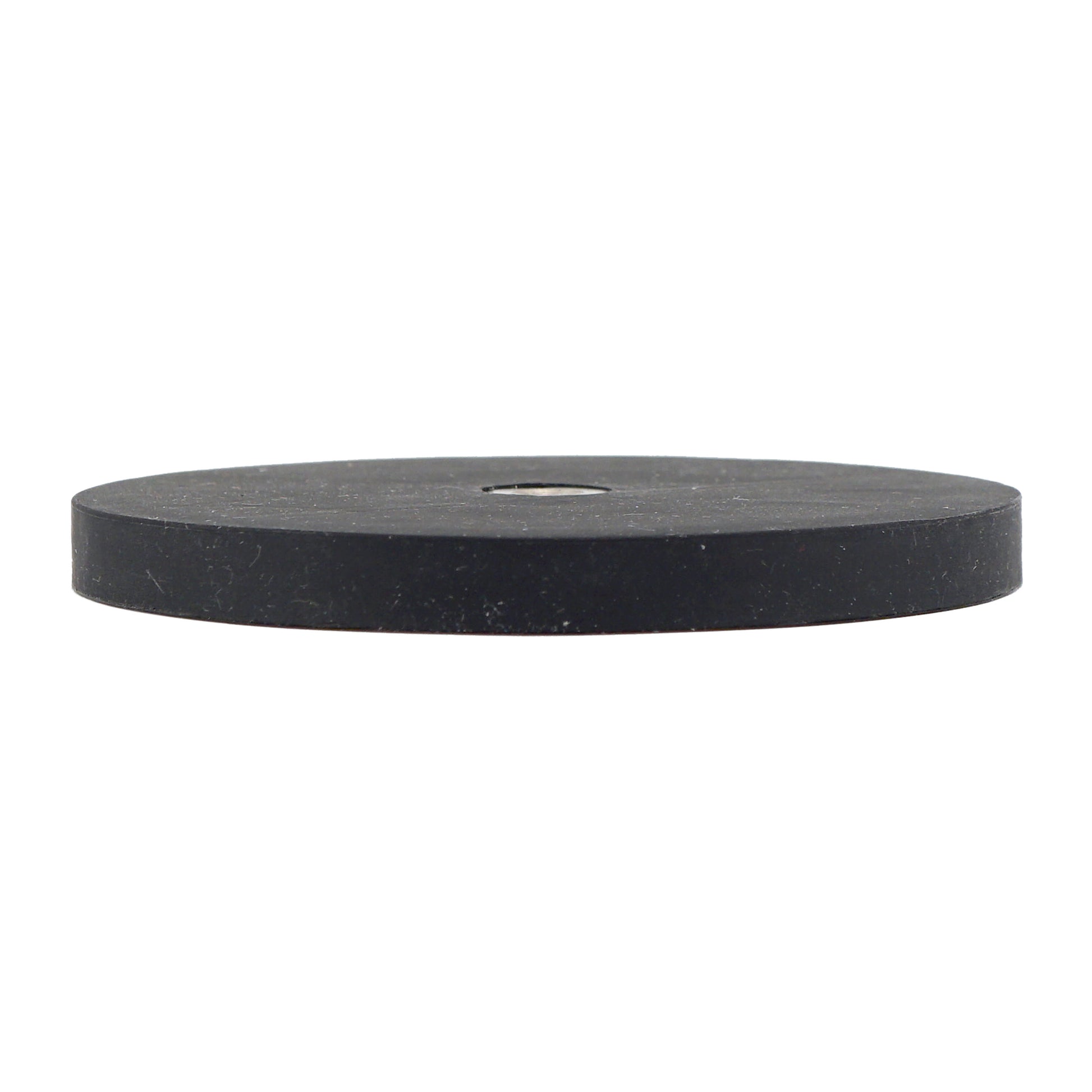 Load image into Gallery viewer, NADR351FBX Neodymium Rubber Coated Round Base Magnet with Female Thread - Side View