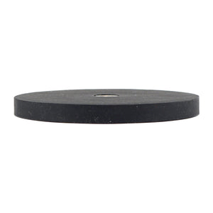 NADR351FBX Neodymium Rubber Coated Round Base Magnet with Female Thread - Side View