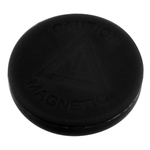 SND100BK Neodymium Silicone-Covered Disc Magnet - 45 Degree Angle View
