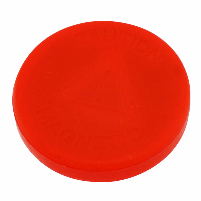 SND100R Neodymium Silicone-Covered Disc Magnet - 45 Degree Angle View