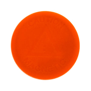 SND100R Neodymium Silicone-Covered Disc Magnet - Bottom View