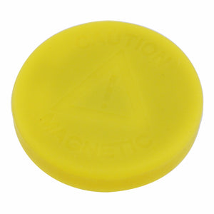 SND100Y Neodymium Silicone-Covered Disc Magnet - 45 Degree Angle View