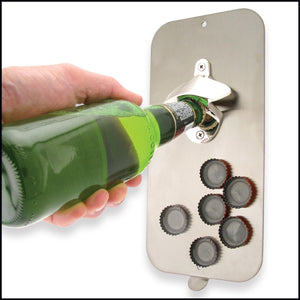 SD07581 Pop 'N Catch® Magnetic Bottle Opener and Cap Catcher - Scratch & Dent - Side View