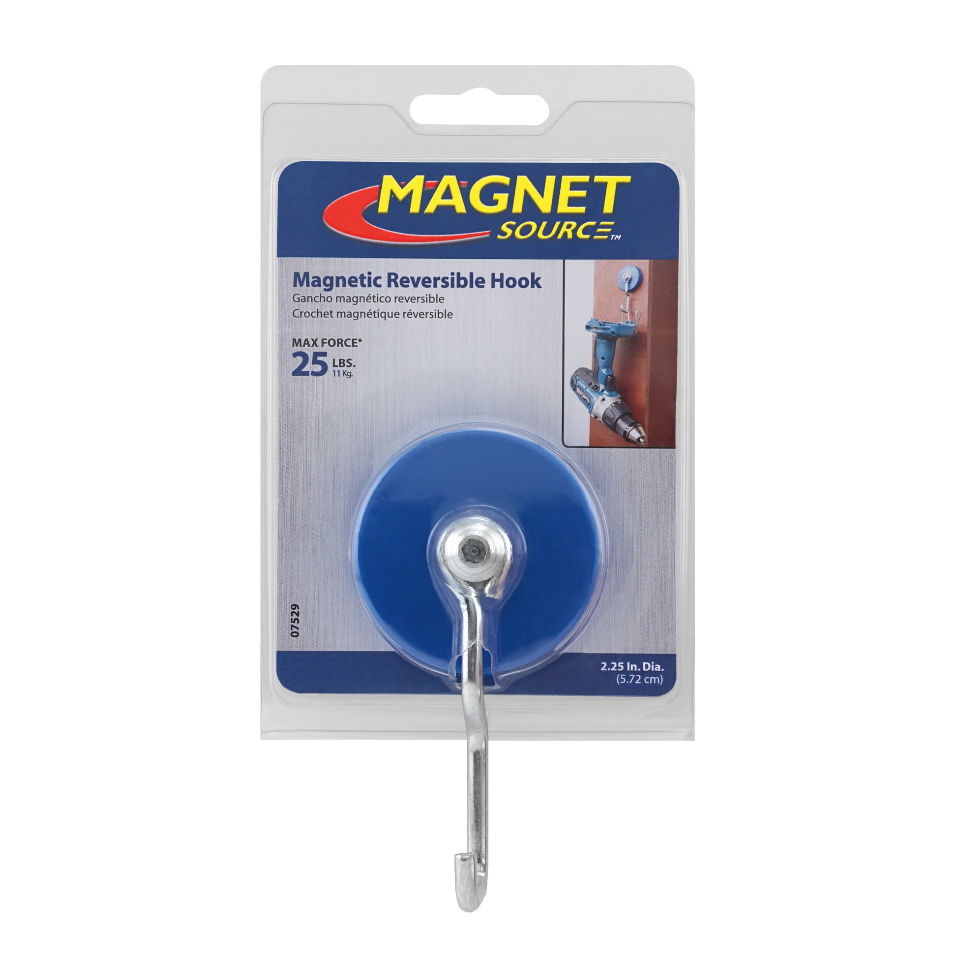 Load image into Gallery viewer, 07529 Reversible Magnetic Hook - Bottom View