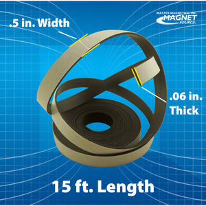 07518 Roll-N-Cut™ Flexible Magnetic Tape Dispenser Refill - Side View