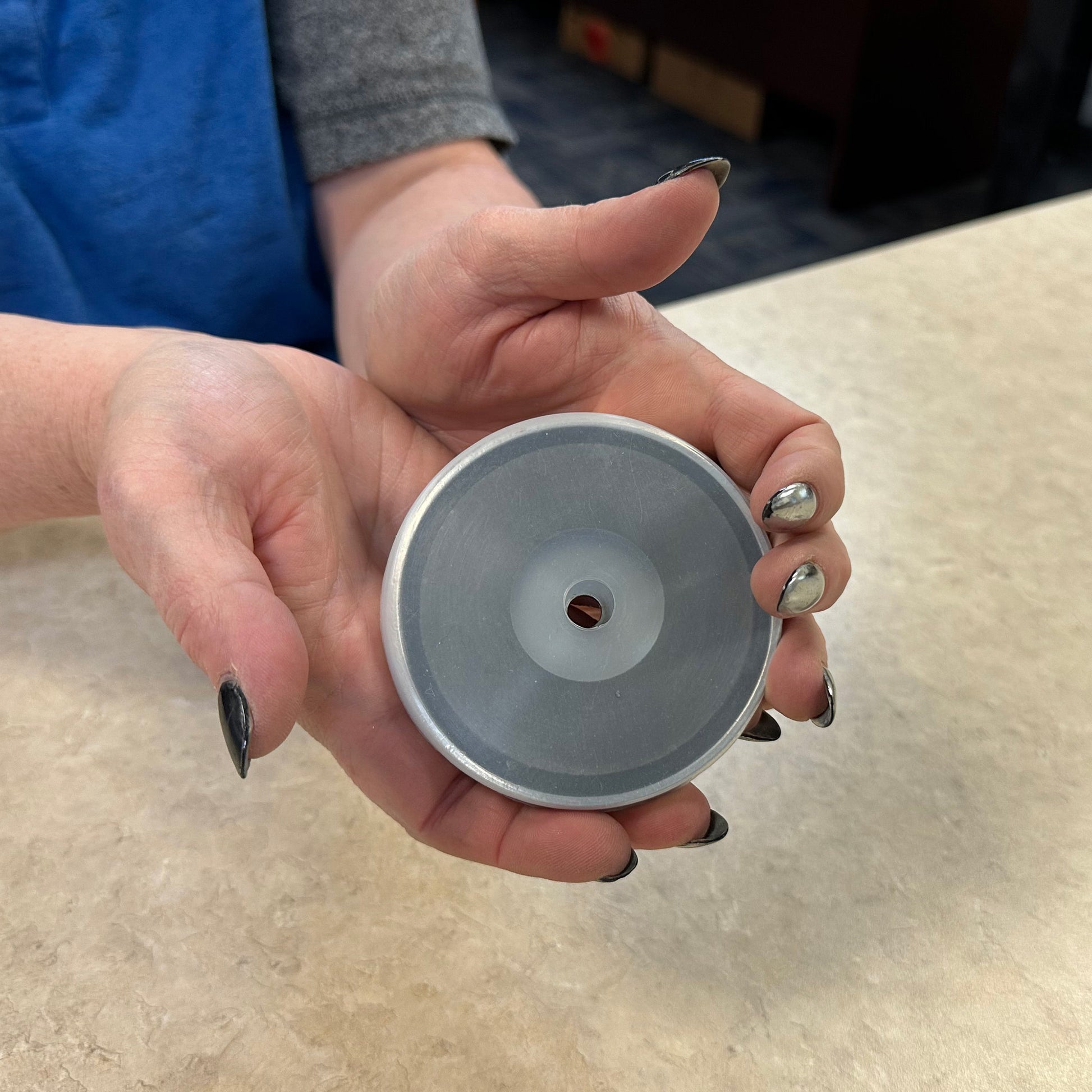 Load image into Gallery viewer, RC-RB80 Rubber Cover for Round Base Magnet - In Use