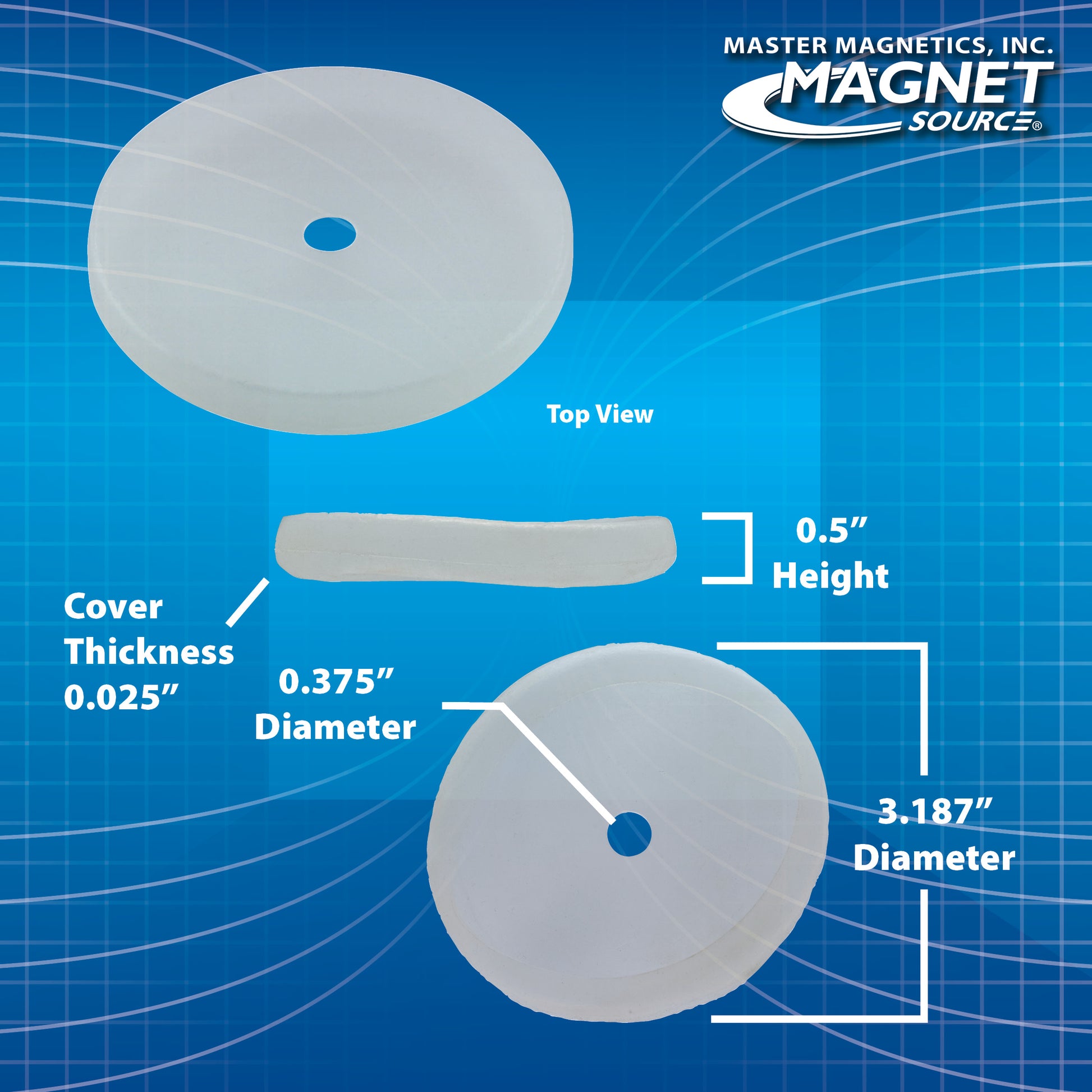 Load image into Gallery viewer, RC-RB80 Rubber Cover for Round Base Magnet - Specifications