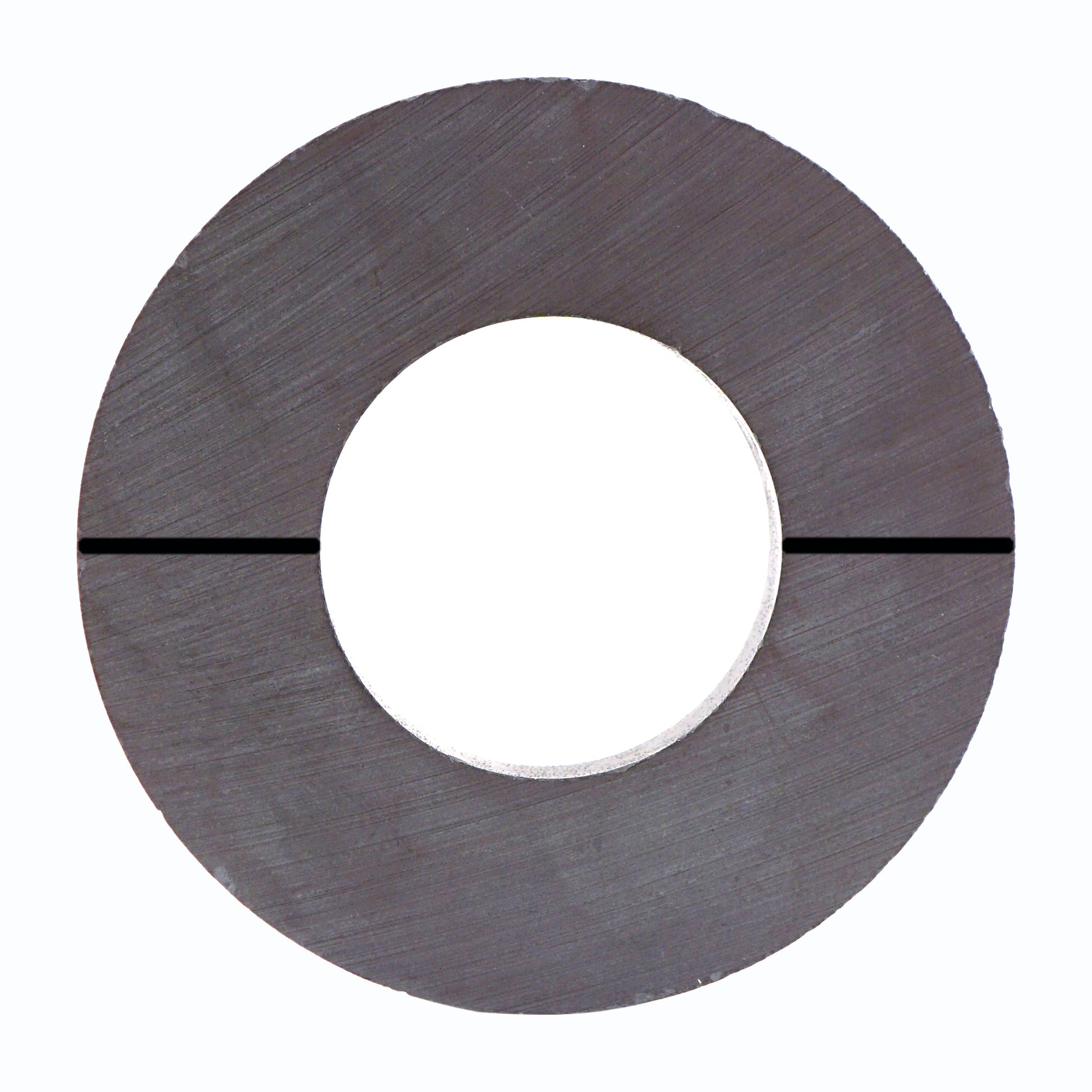 Load image into Gallery viewer, SCR013001 Samarium Cobalt Ring Magnet with Notch - Bottom View