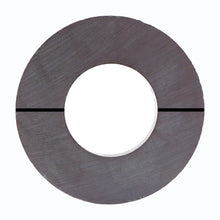 Load image into Gallery viewer, SCR013001 Samarium Cobalt Ring Magnet with Notch - Top View