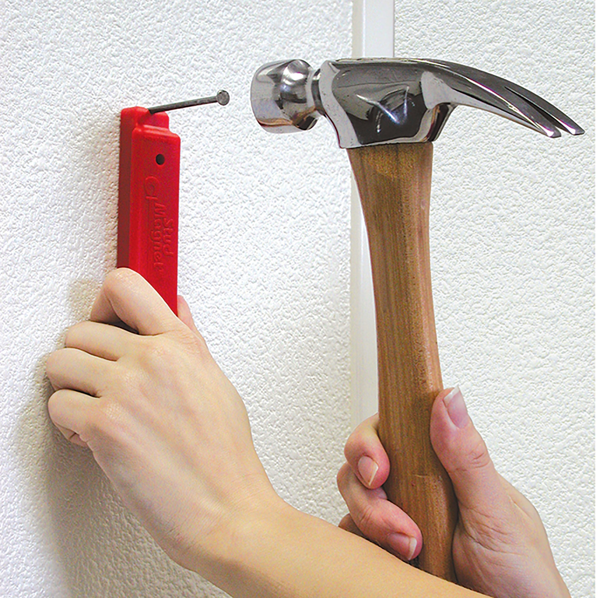 Load image into Gallery viewer, 07612 Stud Magnet™ Magnetic Stud Finder - In Use
