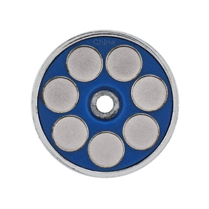 07605 Super Blue™ Neodymium Round Base Magnet - Back of Packaging