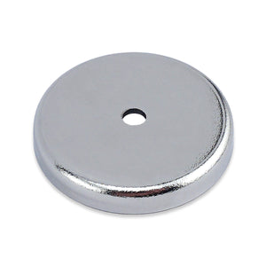 07606 Super Blue™ Neodymium Round Base Magnet - Top View