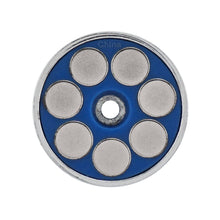 Load image into Gallery viewer, RB20BL-NEOBX Super Blue™ Neodymium Round Base Magnet - Front View