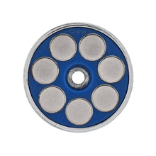 Load image into Gallery viewer, RB70BL-NEOBX Super Blue™ Neodymium Round Base Magnet - In Use