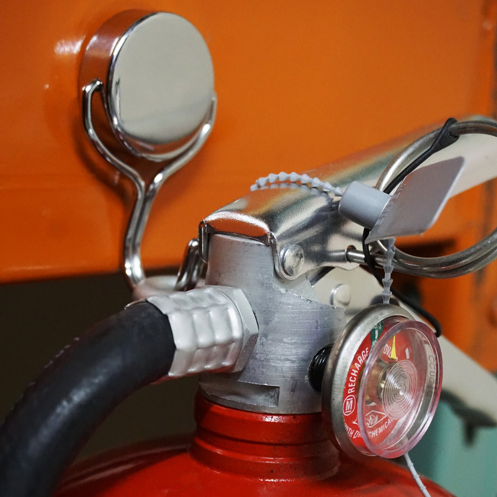 Load image into Gallery viewer, MHHH07548BX Super Blue™ Swinging Magnetic Hook - In Use