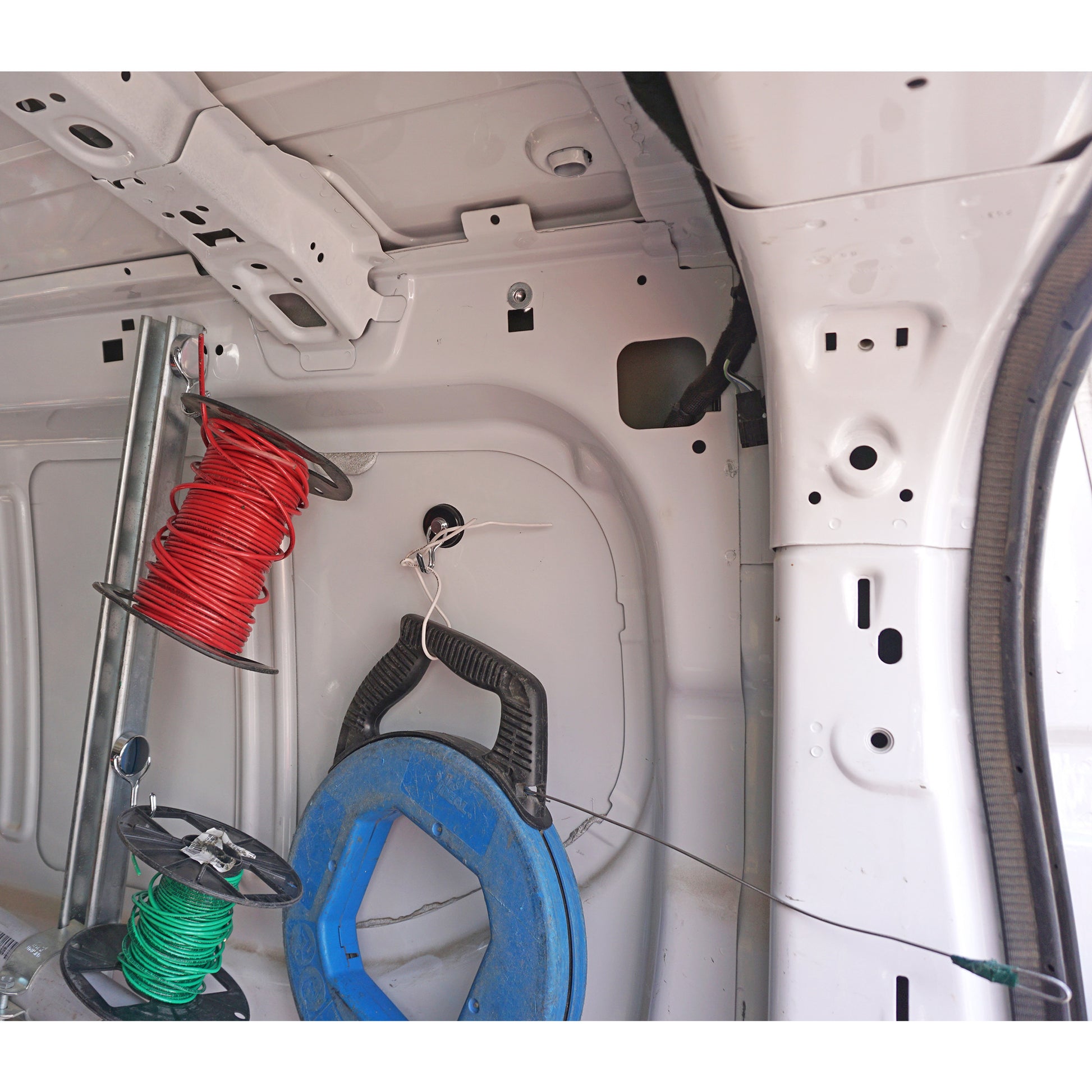 Load image into Gallery viewer, MHHH07548BX Super Blue™ Swinging Magnetic Hook - In Use
