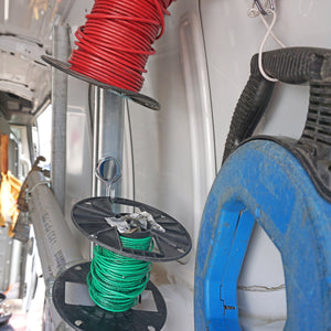 MHHH07548BX Super Blue™ Swinging Magnetic Hook - In Use