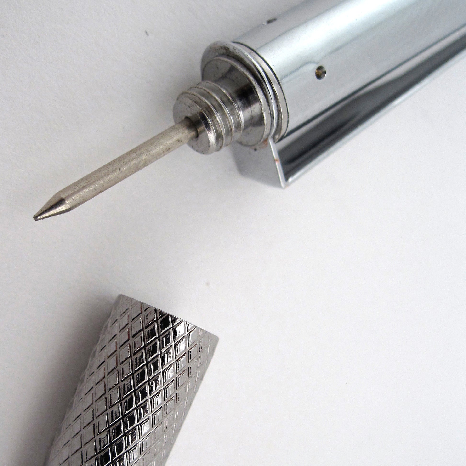 Load image into Gallery viewer, 07565 Telescoping Magnetic Pick-Up Pointer with Scribe - In Use