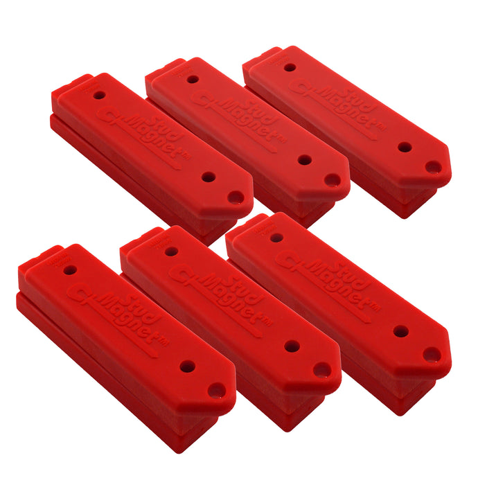 VWSM6-R Vehicle Wrap Magnets (6pk, Red) - 45 Degree Angle View