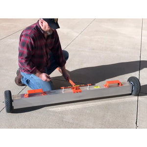 VSM-60 VersaSWEEP™ 4-in-1 Magnetic Sweeper with Quick Release - Man Assembling Sweeper