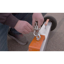 Load image into Gallery viewer, VSM-84 VersaSWEEP™ 4-in-1 Magnetic Sweeper with Quick Release - Close up of Hooking Up Chain
