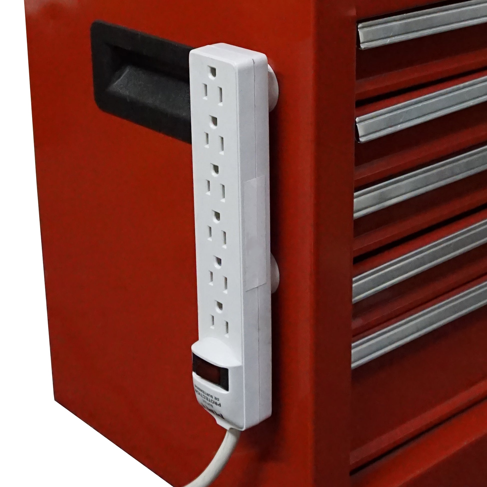 Load image into Gallery viewer, MHHWP14 White Magnetic Base w/ Keyhole Knob - 