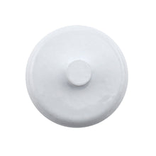 Load image into Gallery viewer, MHHWP14 White Magnetic Base w/ Keyhole Knob - Top View