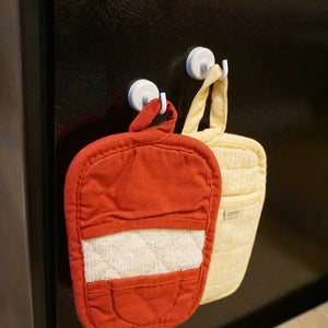 07290 White Magnetic Hooks (2pk) - In Use