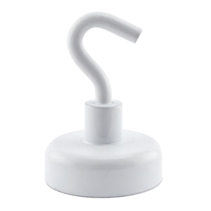 07290 White Magnetic Hooks (2pk) - Side View