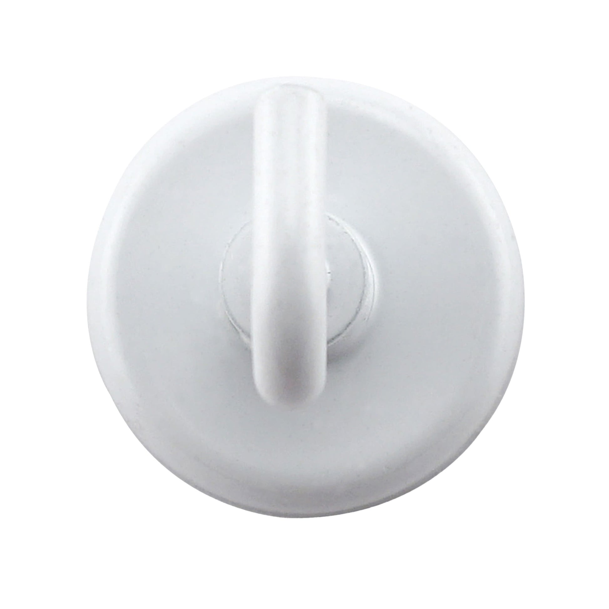 Load image into Gallery viewer, 07290 White Magnetic Hooks (2pk) - Top View