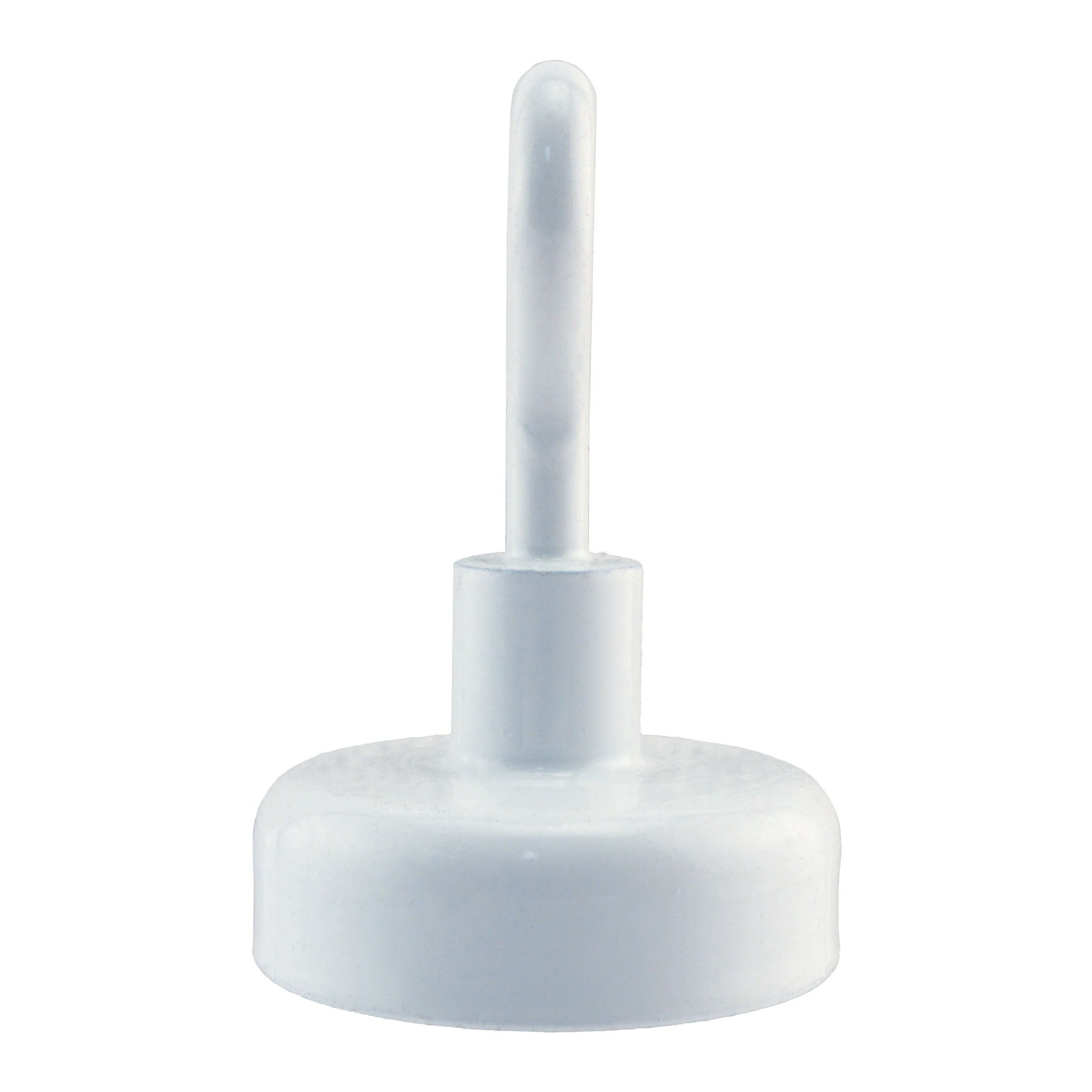 Load image into Gallery viewer, 07290 White Magnetic Hooks (2pk) - Bottom View