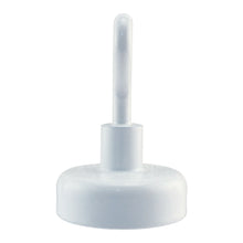 Load image into Gallery viewer, 07290 White Magnetic Hooks (2pk) - Bottom View