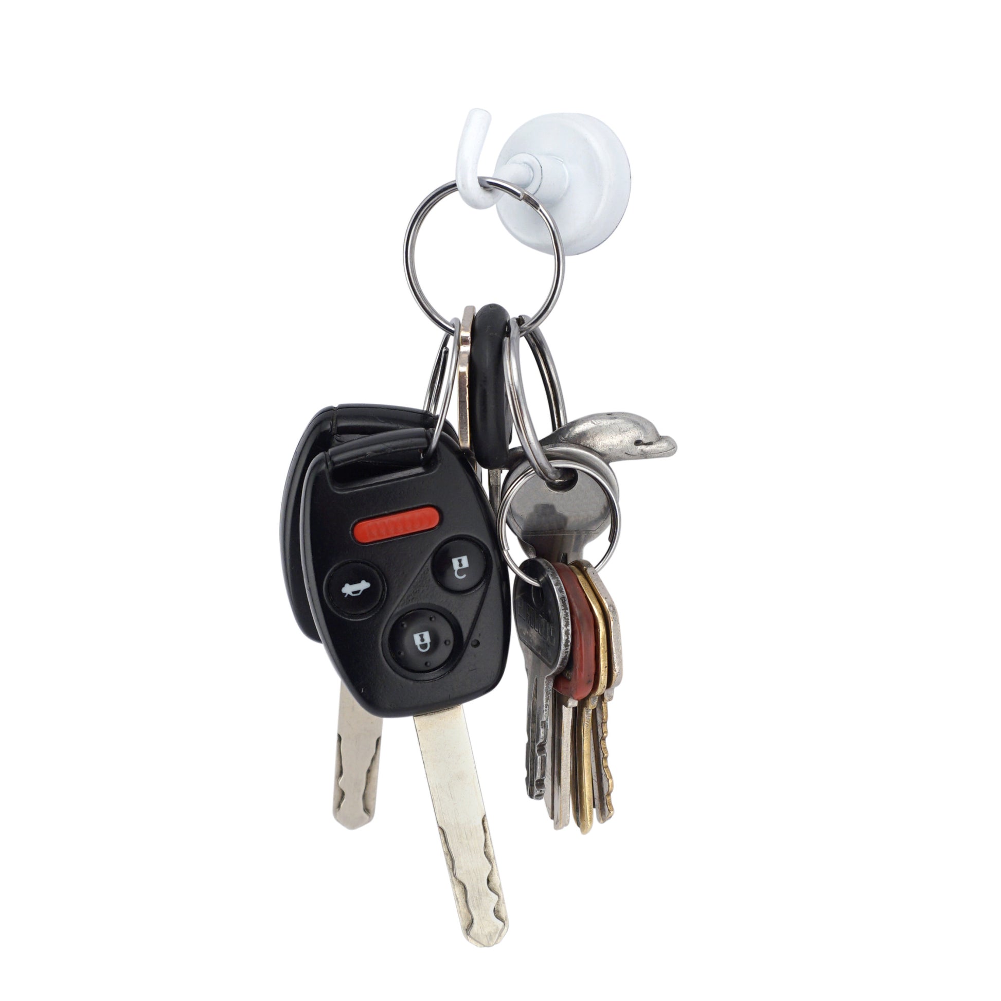 Load image into Gallery viewer, 07290 White Magnetic Hooks (2pk) - In Use