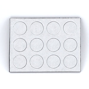 07070 Flexible Magnetic Discs with Adhesive (12pk) - Top View